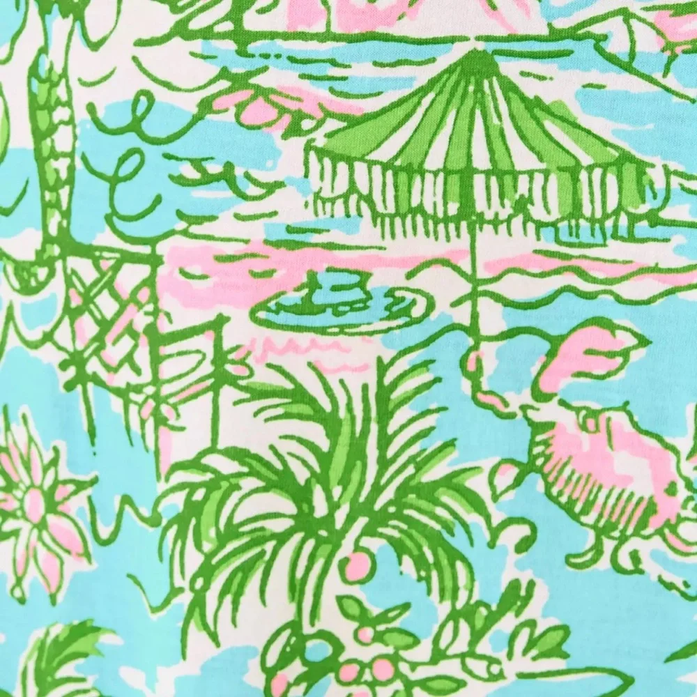 NWT Lilly Pulitzer KYLEIGH MAXI 👗 “Fresh Water Blue Sunbath” MSRP $178 NWT sz LG - Picture 16 of 16